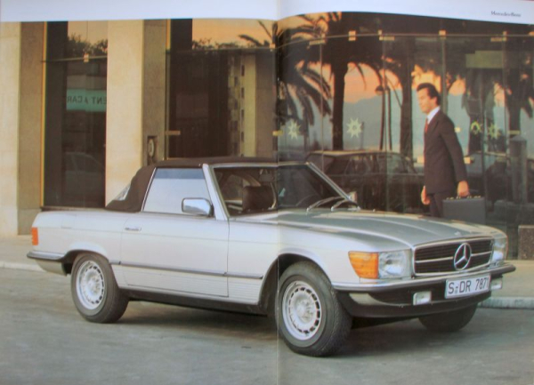 Mercedes-Benz 280 SL - 500 SL Modelprogram 1982 Carbrochure (4475)